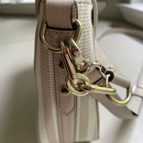 Kate Spade Handbag light Beige W/Beige Stripes Leather - Picture 8 of 16